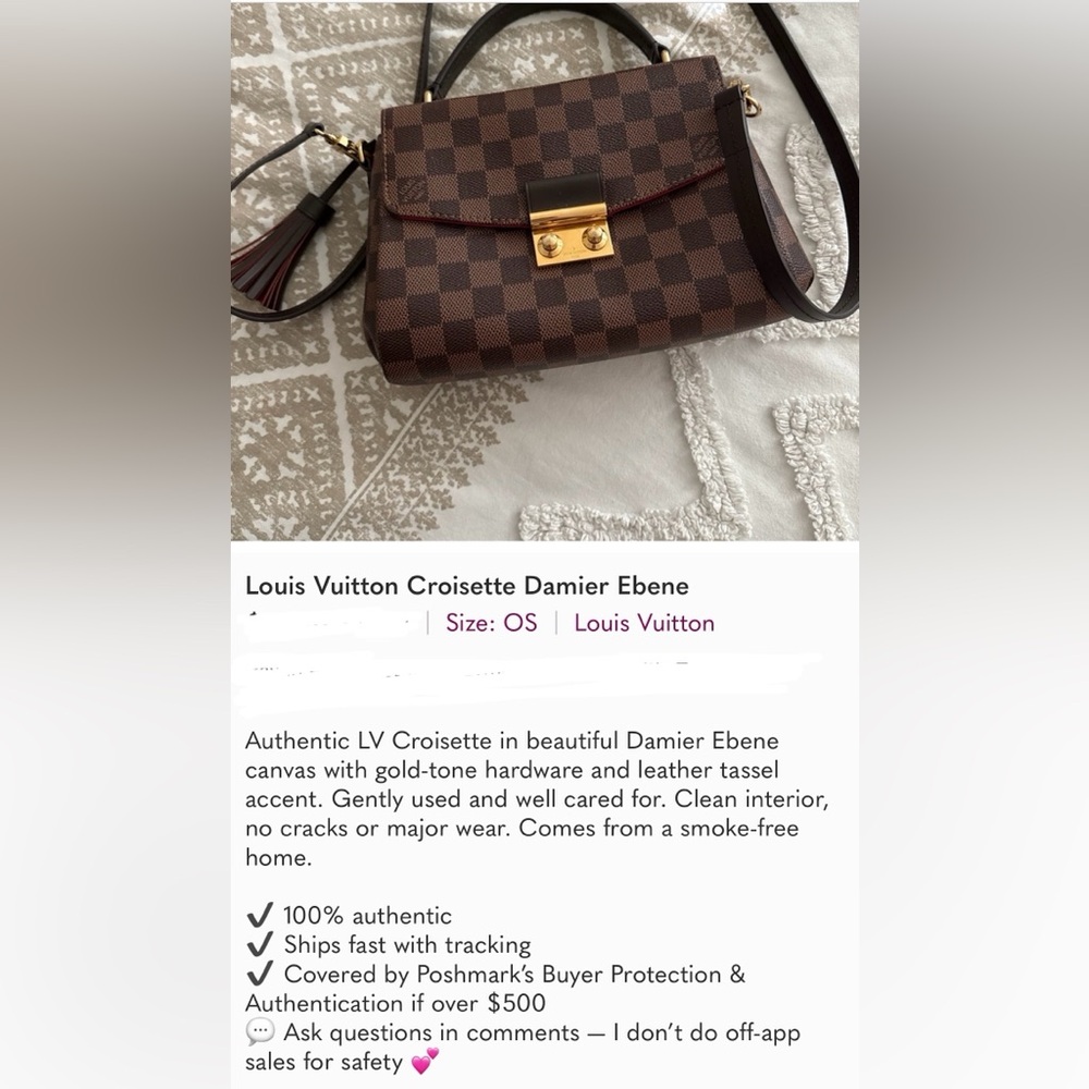 Louis Vuitton Brown Damier Ebene Satchel - Picture 3 of 13